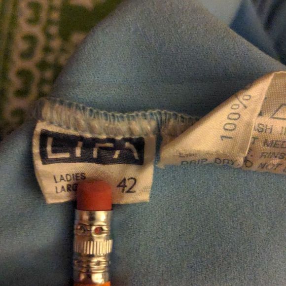 Lifa light blue nylon Capri joggers - Picture 2 of 8